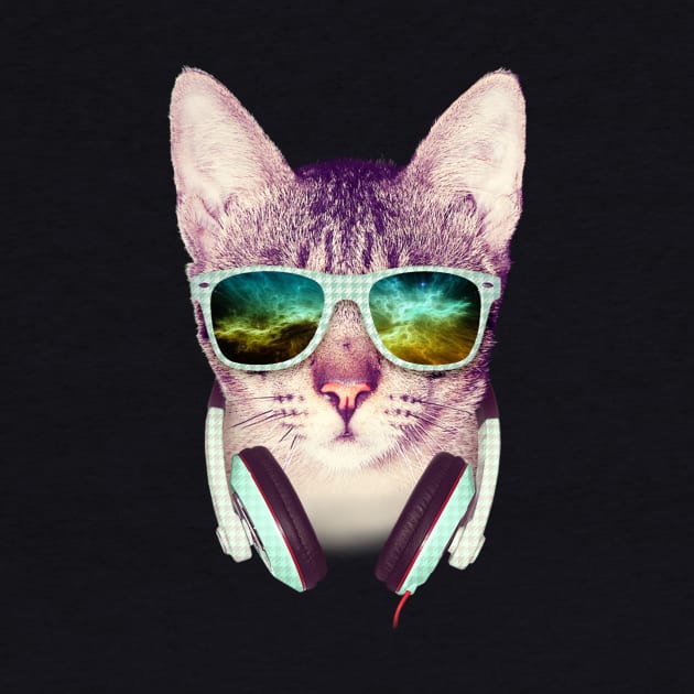 Hipster Cat by mullian